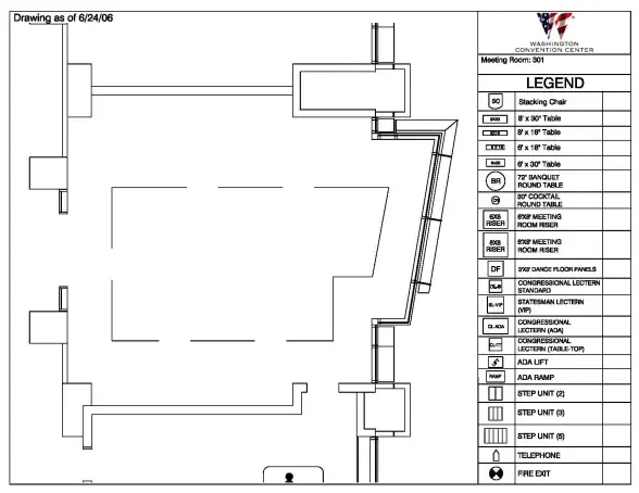 Floor Plan of 301