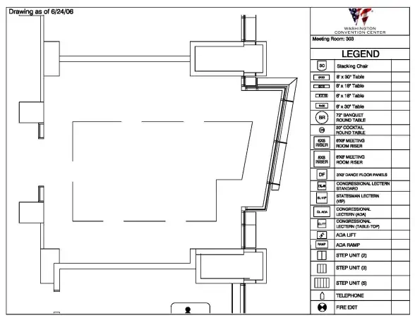 Floor Plan of 303