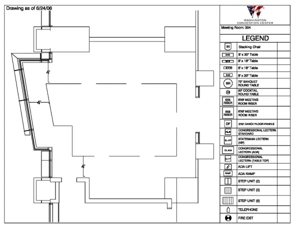 Floor Plan of 304