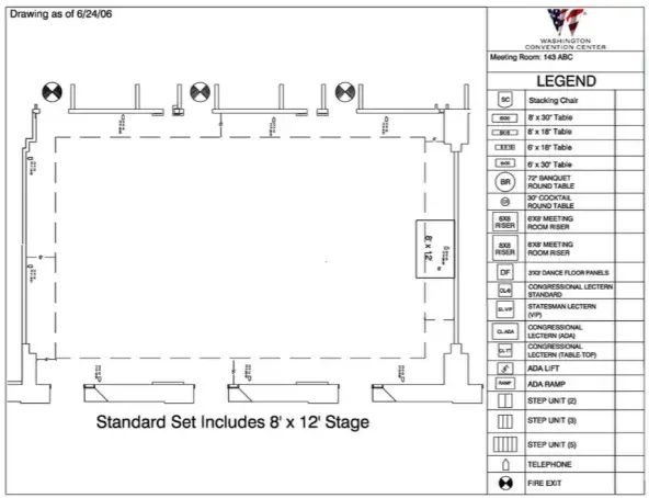 Room 143 Floor Plan