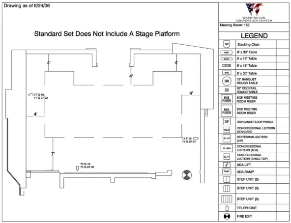 Room 155 Floor Plan