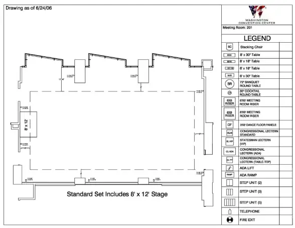 Floor Plan of 201