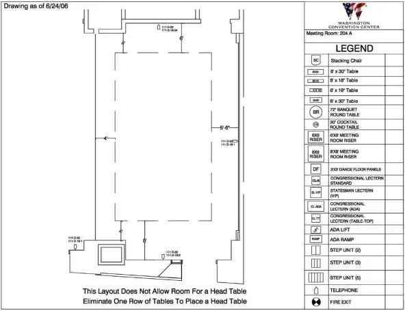 Floor Plan of 204A