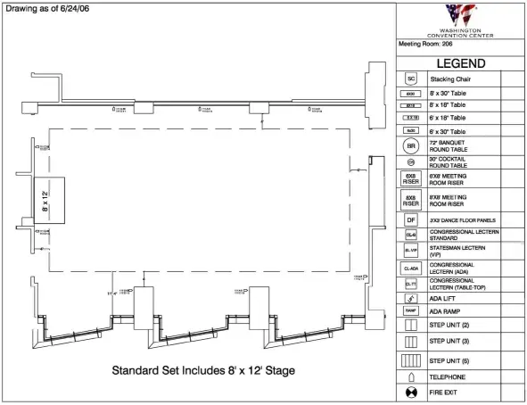Floor Plan of 206