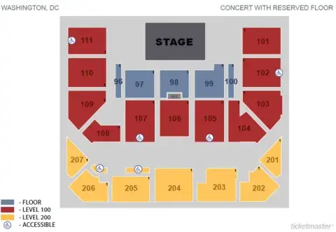 concerts floor plan